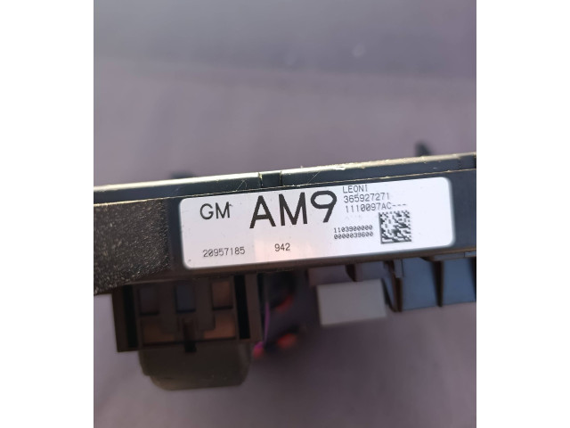 Pojistková skříňka 20957185, 365927271 Opel Zafira C 2011