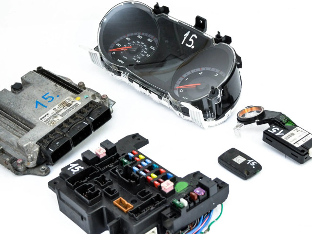 Комплект блоков управления 9664487580, 8100A486   Citroen C-Crosser