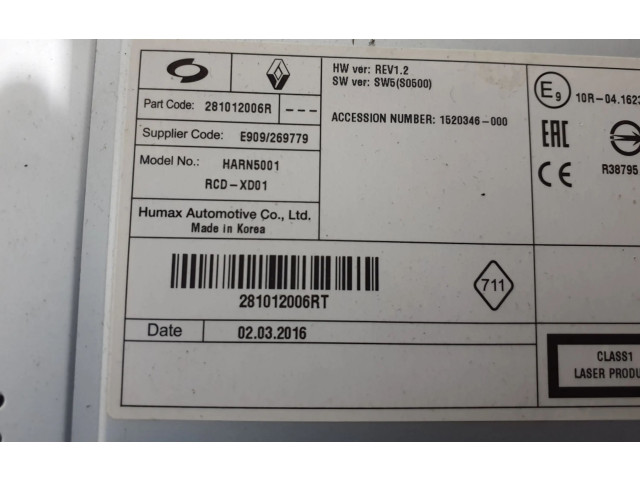 Řídící jednotka 281012006R Renault Talisman 2016