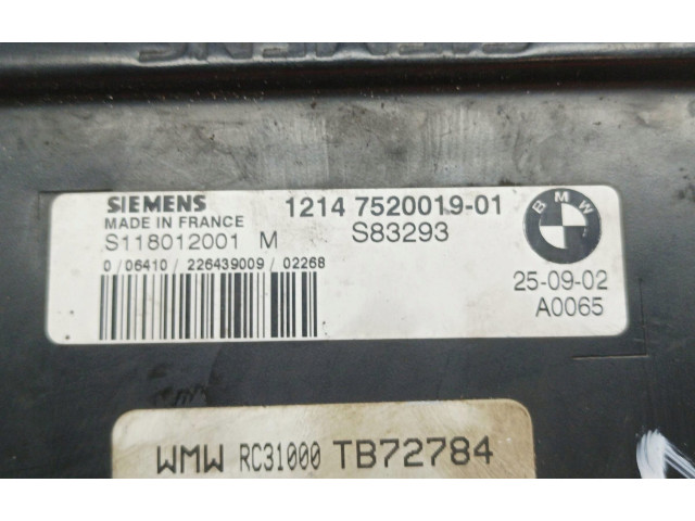 Řídící jednotka 7520019, 7526784 Mini One - Cooper R50 - 53 2002