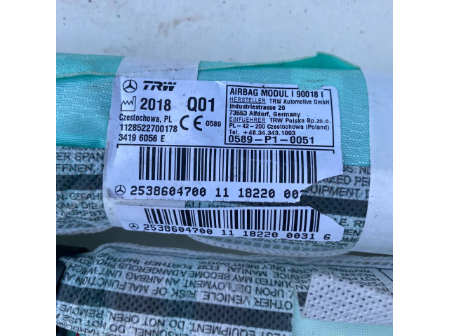 Боковая подушка безопасности 2538604700, 34196056E   Mercedes-Benz GLC X253 C253