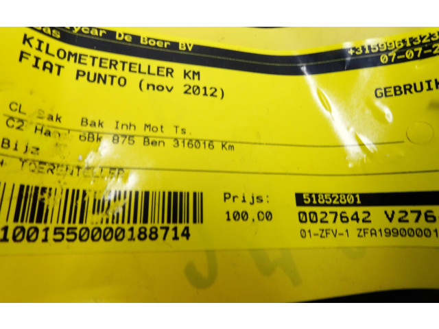 Přístrojová deska Fiat Punto Evo 2014 51927142, 503010282402