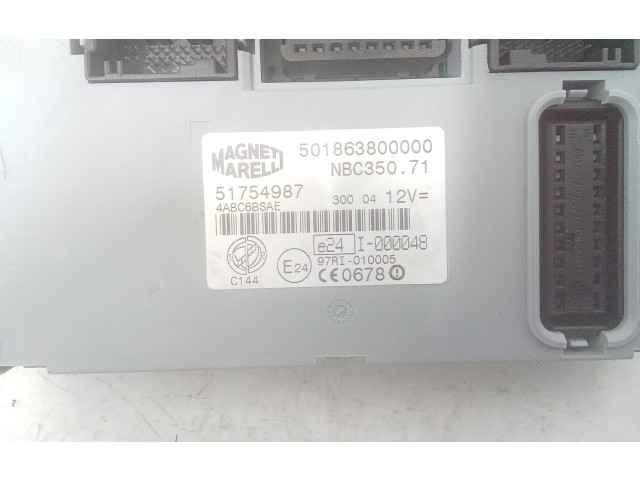 Блок комфорта 51754987, 188B2000   Fiat Idea   