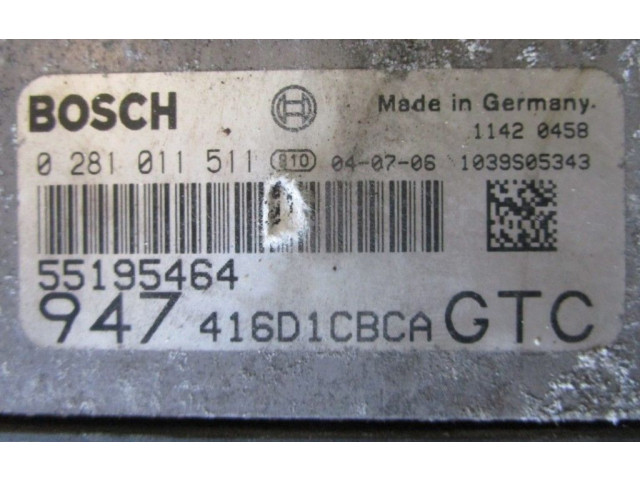 Блок управления 0281011511, 0281011511   Alfa Romeo GT