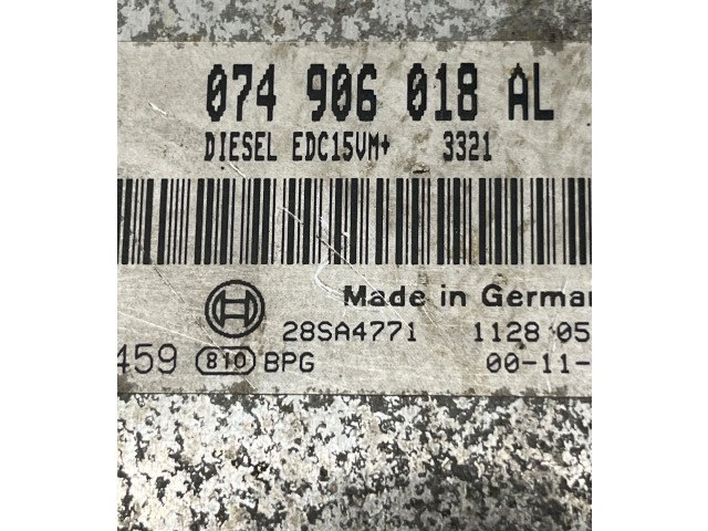 Блок управления двигателя 074906018AL, 112805   Volkswagen Transporter - Caravelle T4