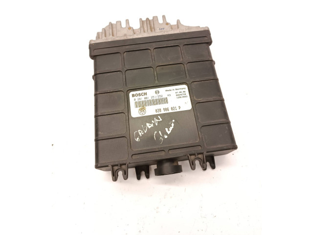 Блок управления двигателя 028906021P, 0281001251 Ford Galaxy