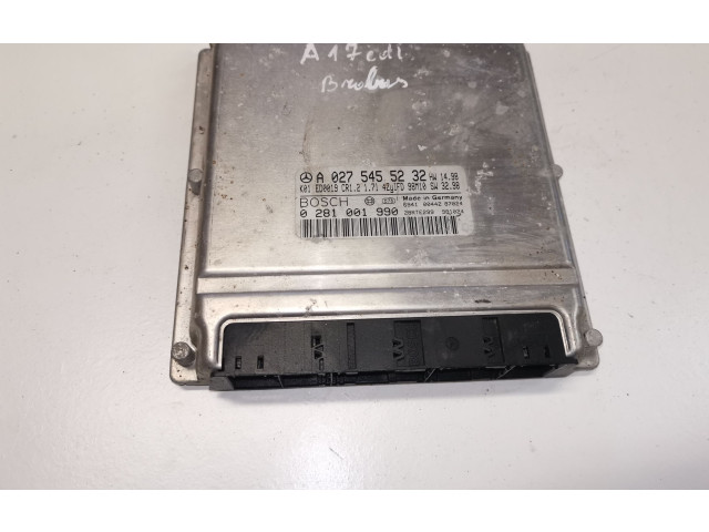 Řídící jednotka A0275455232, 0281001990 Mercedes-Benz A W168 2001