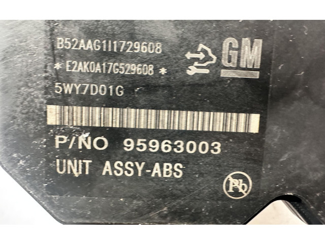 Блок управления АБС 95963003, 95963003   Chevrolet Spark