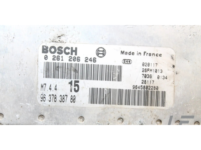 Řídící jednotka 0261206246 Citroen Saxo 2003
