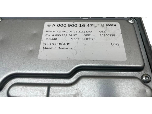 Блок управления A0009001647, A0009010721   Mercedes-Benz GLC C254