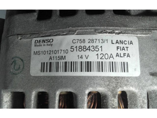 Генератор 51884351, MS1012101710 Alfa Romeo Giulietta