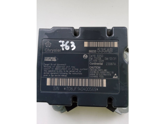 Блок подушек безопасности 68233535AB, 5WY89350   Chrysler Town & Country V