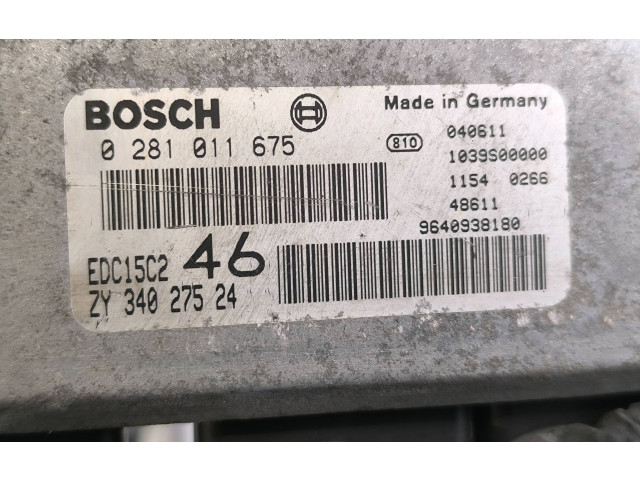 Řídící jednotka 0281011675, 9640938180 Suzuki Grand Vitara I 2004