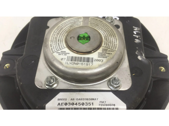 Подушка безопасности водителя 321302, 735289920   Alfa Romeo 156