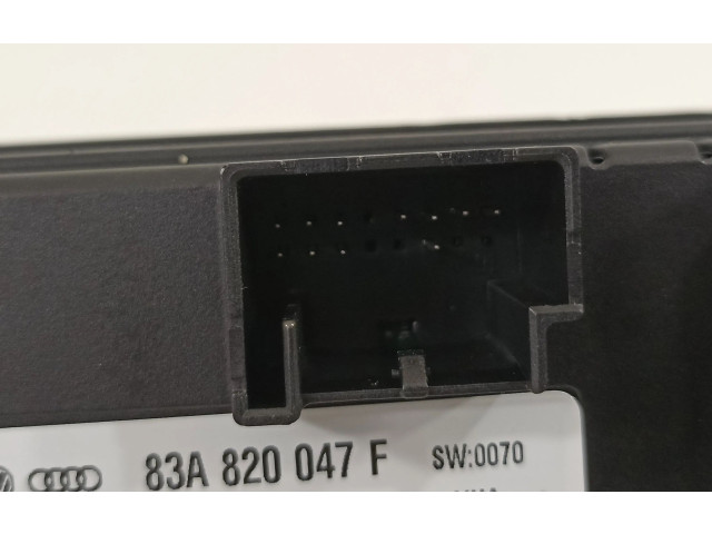 Блок управления климат-контролем 83A820047F Audi A1