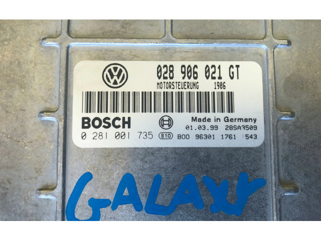 Блок управления двигателя 028906021GT Ford Galaxy