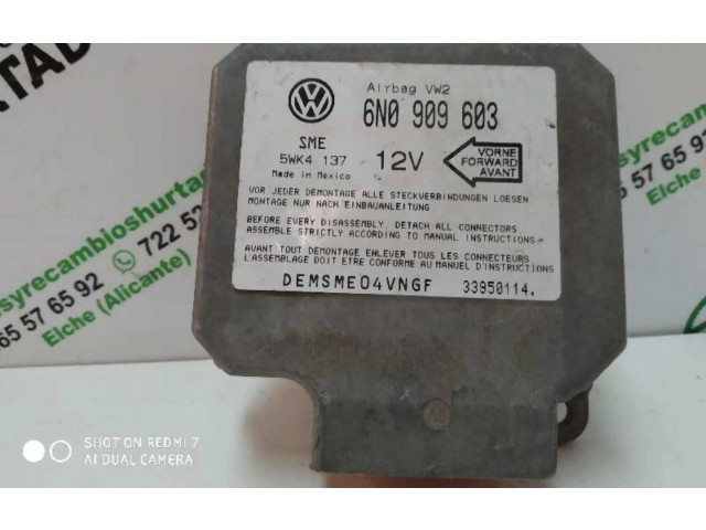 Блок подушек безопасности 6N0909603, CENTRALITAAIRBAG   Volkswagen Golf III