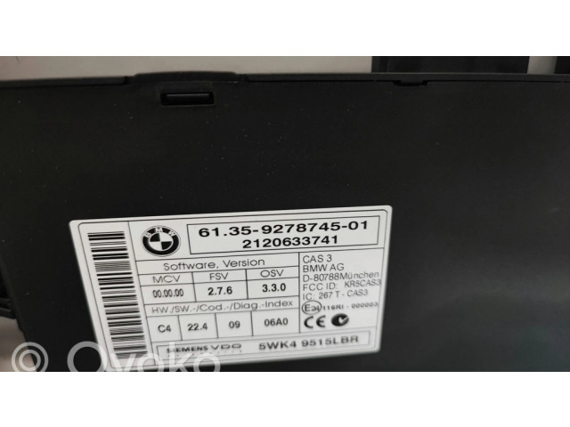 Řídící jednotka 9278745, 61359278745 BMW X1 E84 2012