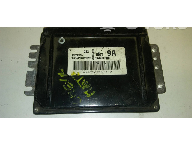 Блок управления двигателя 5WY5407A, 96801800   Chevrolet Matiz