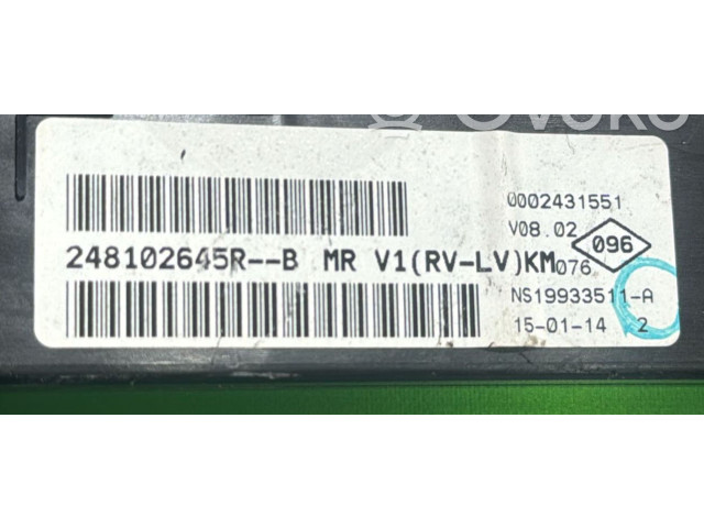 Панель приборов 248102645R, 248102645R Dacia Sandero