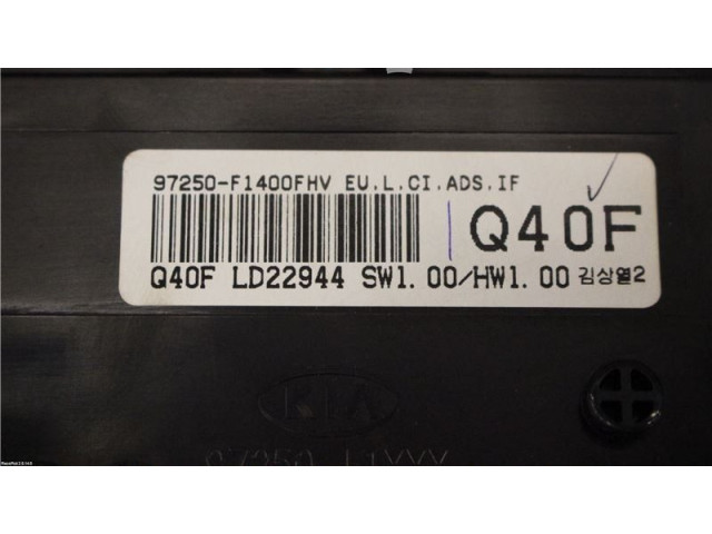 Блок управления климат-контролем 97250F1400FHV, 94250F1400   KIA Sportage