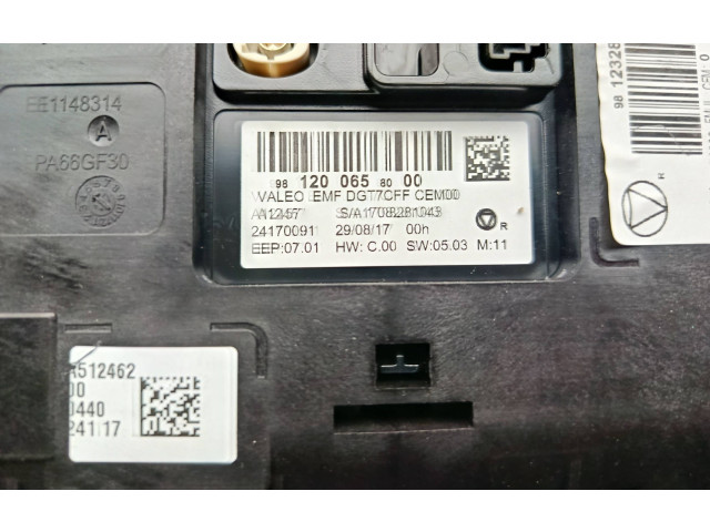 Дисплей 9812006580, 241700911 Citroen C3 Aircross