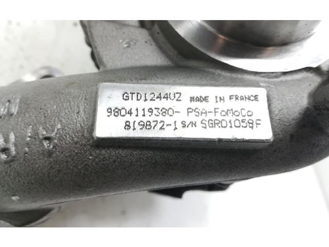 Turbodmychadlo Турбина 9804119380 Citroen Berlingo