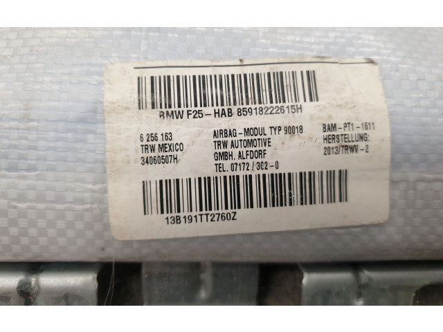 Боковая подушка безопасности 9182226, 72129182226 BMW X3 F25