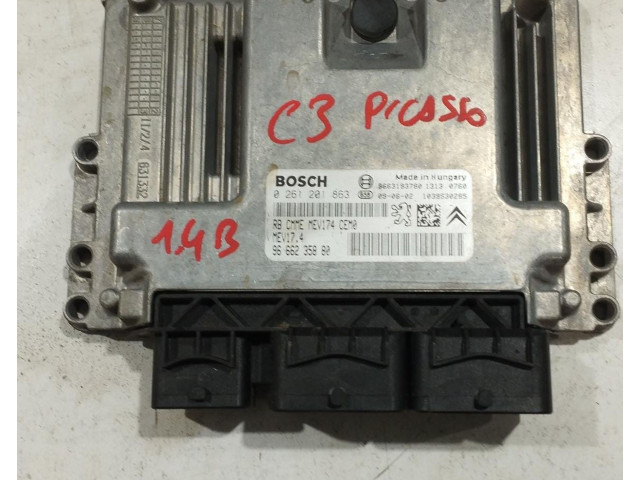 Řídící jednotka 0261201863, 0261201863 Citroen C3 Picasso 2010