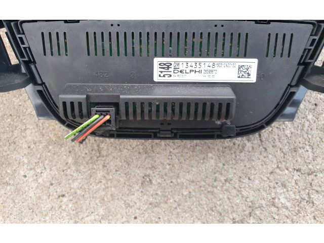 Блок управления климат-контролем 13435148   Opel Meriva B