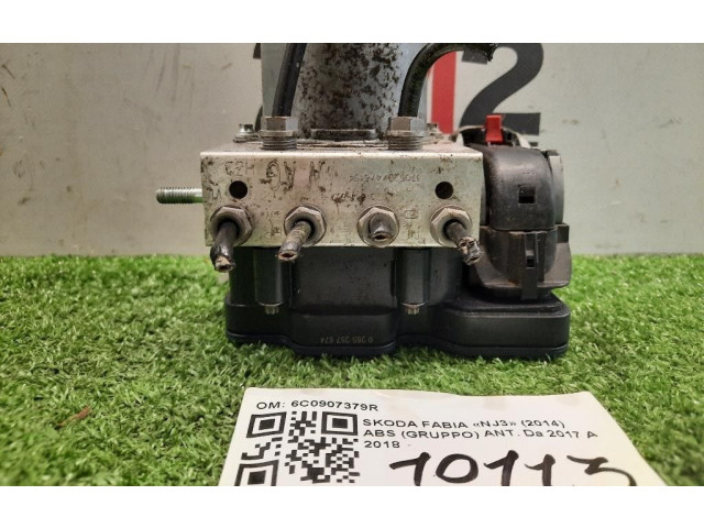 Блок АБС 6C0907379R, 6C0907379R   Skoda  Fabia Mk3 (NJ)  2015 - 2021 года