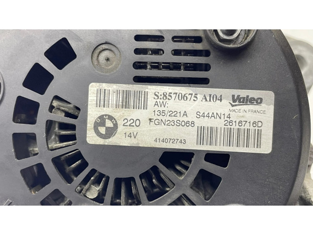 Генератор 8570675, FGN23S068   BMW 4 F36 Gran coupe 3.0     