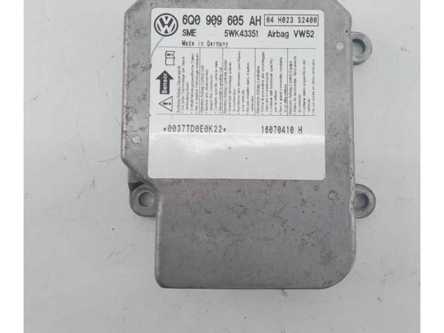 Блок подушек безопасности 6Q0909605AH, CENTRALITAAIRBAG Volkswagen Caddy