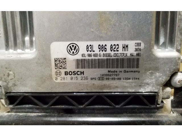 Řídící jednotka 03L906022HM, 0281015236 Volkswagen Tiguan 2008