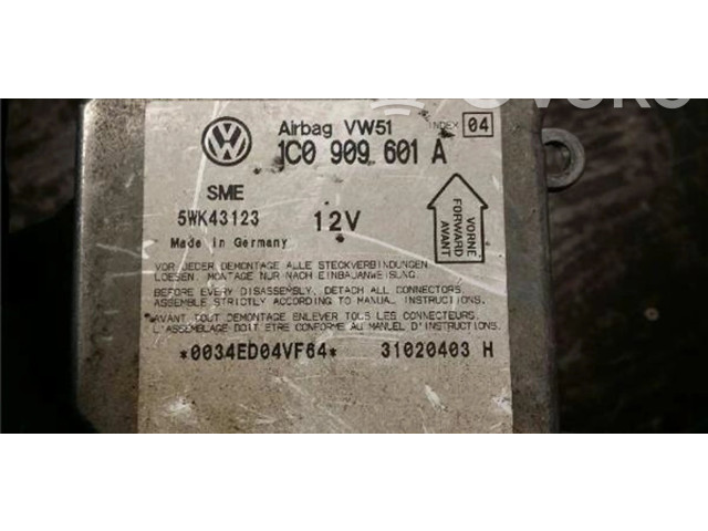 Блок подушек безопасности 1C0909601A, 1C0909601A Skoda Fabia Mk1 (6Y)