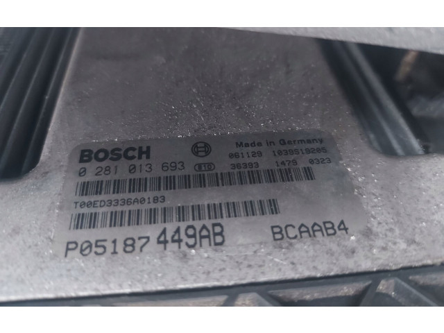 Řídící jednotka P05187449AB, 0281013693   Dodge Caliber 2007