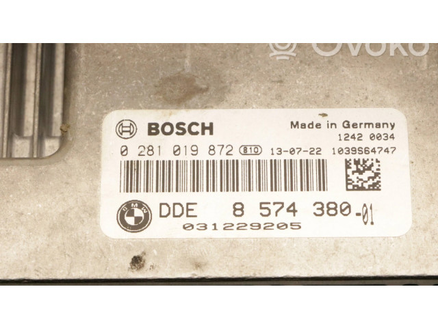 Řídící jednotka 8574380, 0281019872 BMW 5 F10 F11 2013