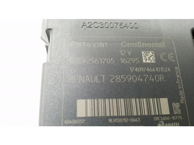 Блок управления 285904740R   Renault Clio IV