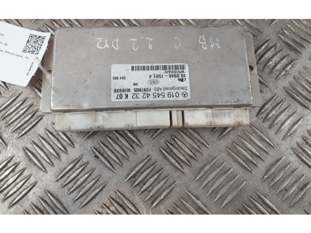 Блок управления АБС 0195454232, 0195454232   Mercedes-Benz C W202