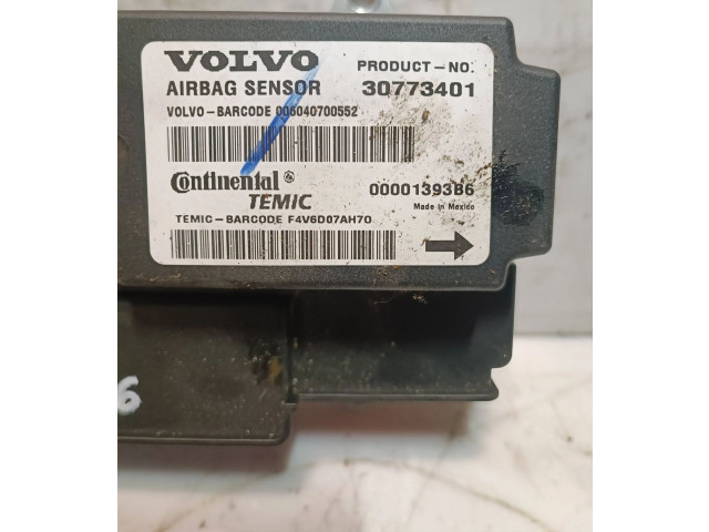 Блок подушек безопасности 30773401, 00001393B6   Volvo V50