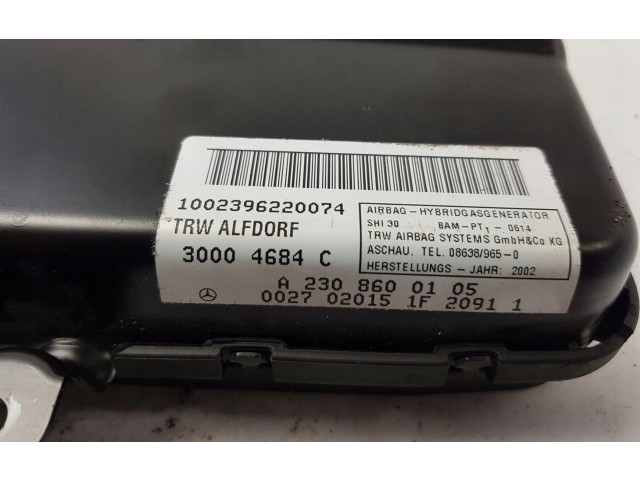 Подушка безопасности пассажира A2308600105   Mercedes-Benz SL R230