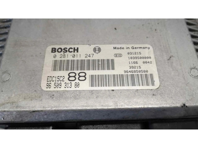 Řídící jednotka 0281011247, CENTRALITAMOTORUCE   Fiat Scudo 