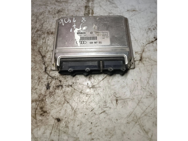 Блок управления двигателя 4d0907551, 0261204214 Audi A8 S8 D2 4D