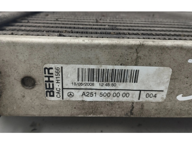 Интеркулер  A2515000000   Mercedes-Benz R W251 