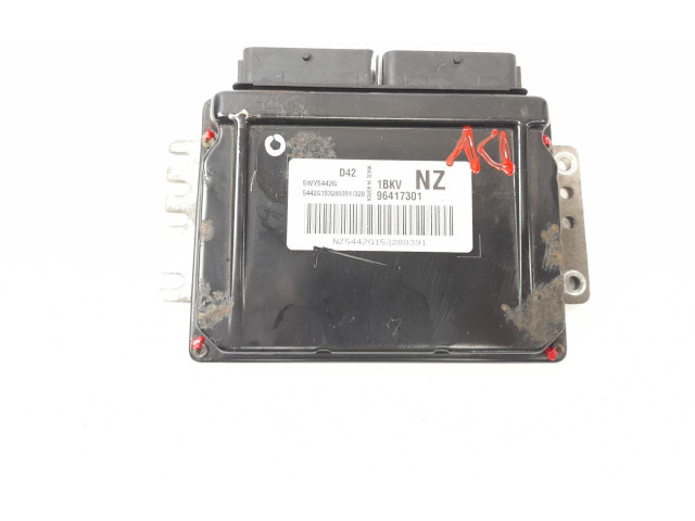 Блок управления двигателя 96417301, 1BKV   Chevrolet Matiz
