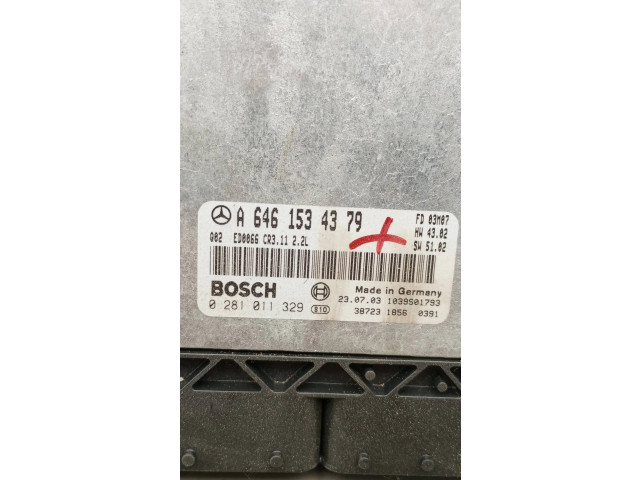 Řídící jednotka 0281011329, A6461534379 Mercedes-Benz E W211 2003