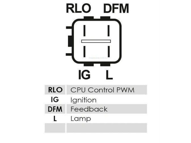 Генератор 104210-4670, 3EFFE   Lexus IS 220D-250-350      