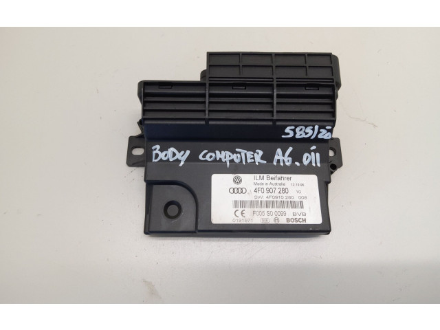 Блок комфорта 4f0907280, 4F0907280 Audi A6 S6 C6 4F