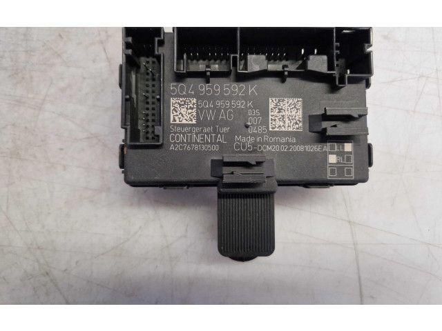 Блок управления 5Q4959592K, 5Q4959592K   Skoda Octavia Mk3 (5E)