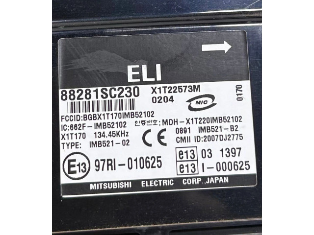 Блок комфорта 88281SC230, 97RI010625 Subaru Forester SH